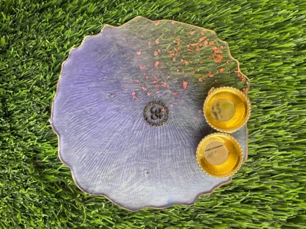 6 inch resin puja Platter - Image 3