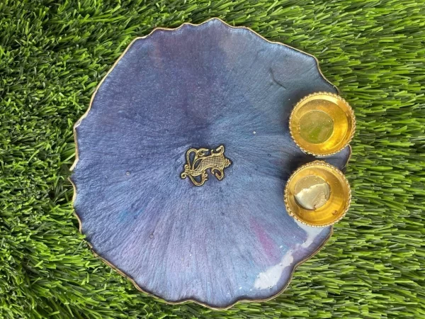 6 inch resin puja Platter - Image 2