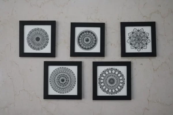 Mini mandala frames