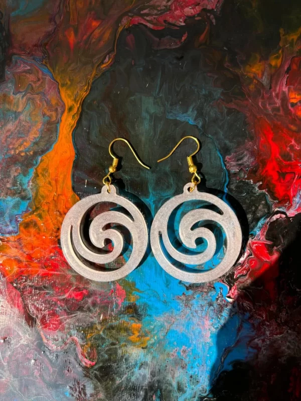 resin earrings