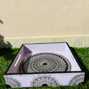 mandala serving tray