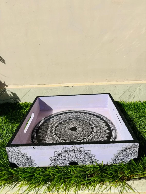 mandala serving tray