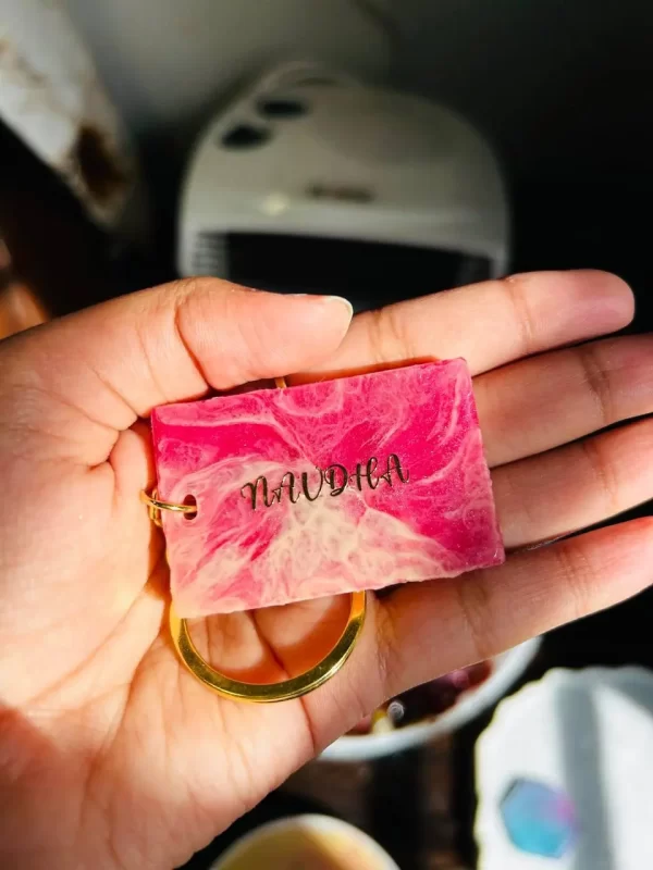 Resin Name Keychain - Image 2
