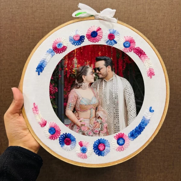Embroidery hoop frame